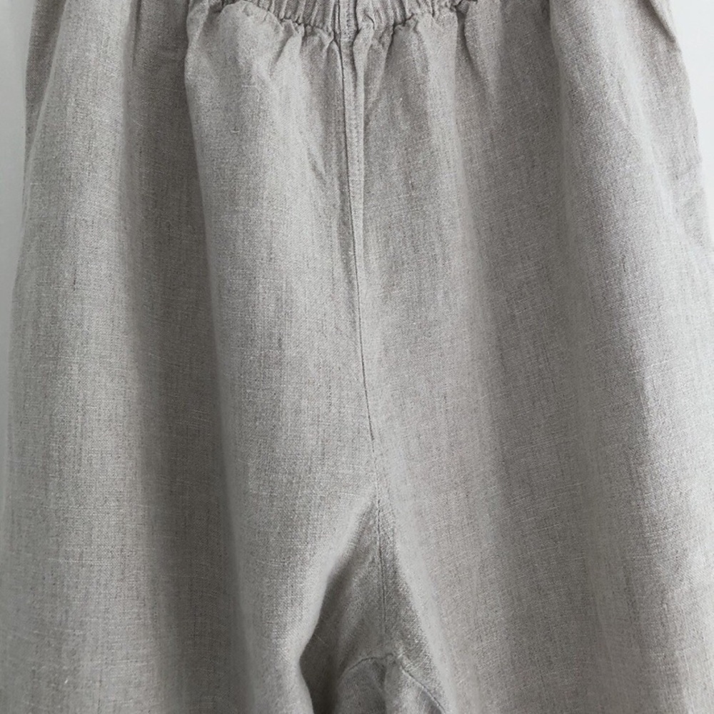 Elizabeth Suzann Tilda Trousers in Flax colour Linen